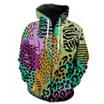 thumbnail image 1 of Sudadera con capucha y cremallera con estampado animal abstracto para hombre, divertida sudadera de hip hop, tops de moda, gran oferta 2024, estampado 3D, informal, de gran tamaño, genial, 1 of 6