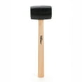 thumbnail image 2 of (3 pack) Hyper Tough 16 Ounce Rubber Mallet with Wood Handle TH70020A, 2 of 10