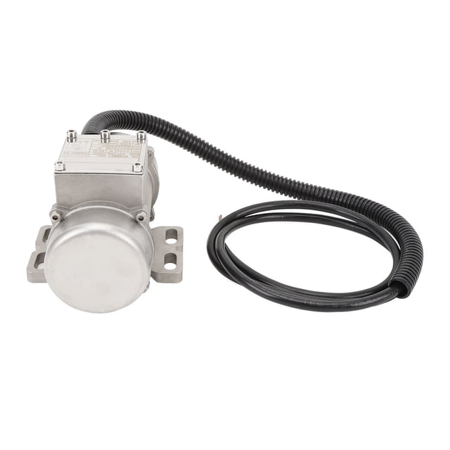Single Phase Concrete Vibration Motor, Fast Heat Dissipation, Power Saving, Low Noise 3600RPM Shaker Table Vibration Motor Accessories Multifunction for Mining Electricity