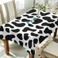 thumbnail image 4 of SKYSONIC Cute Print Tablecloth Waterproof Washable Polyester Square Table Cover Durable Tablecloth for Kitchen Dining Table Party Decor (60 X 120 Inch), 4 of 7