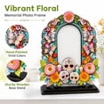 thumbnail image 6 of Day of The Dead Decorations 8 Inch Wooden Picture Frame Dia de Los Muertos Decor Indoor Halloween Table Decor for Ofrenda Altar Mexican Remembrance Supplies Style A, 6 of 6