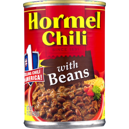 (4 Pack) Hormel Chili With Beans, 15 Oz (Best Chili On Earth)