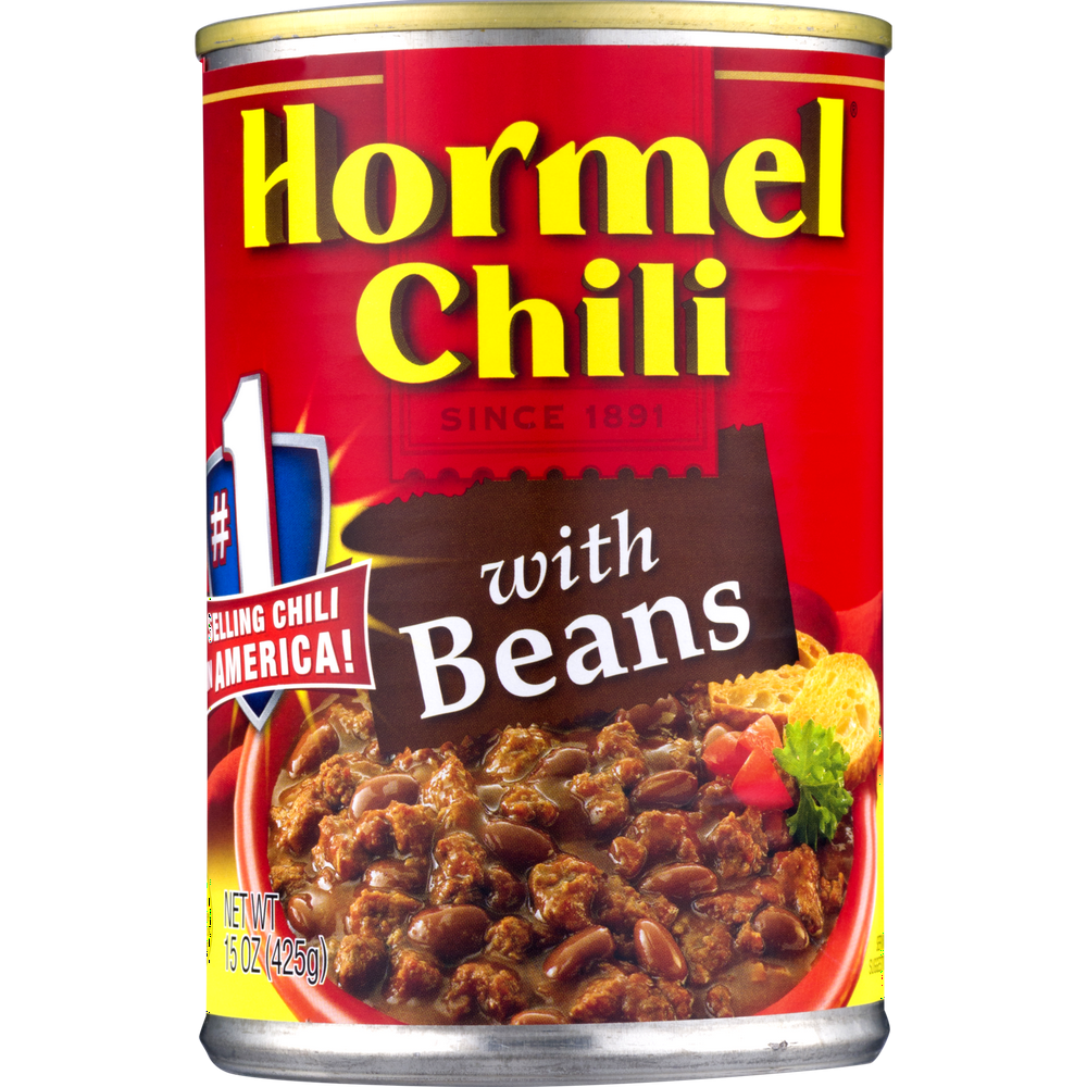 (4 Pack) Hormel Chili With Beans, 15 Oz