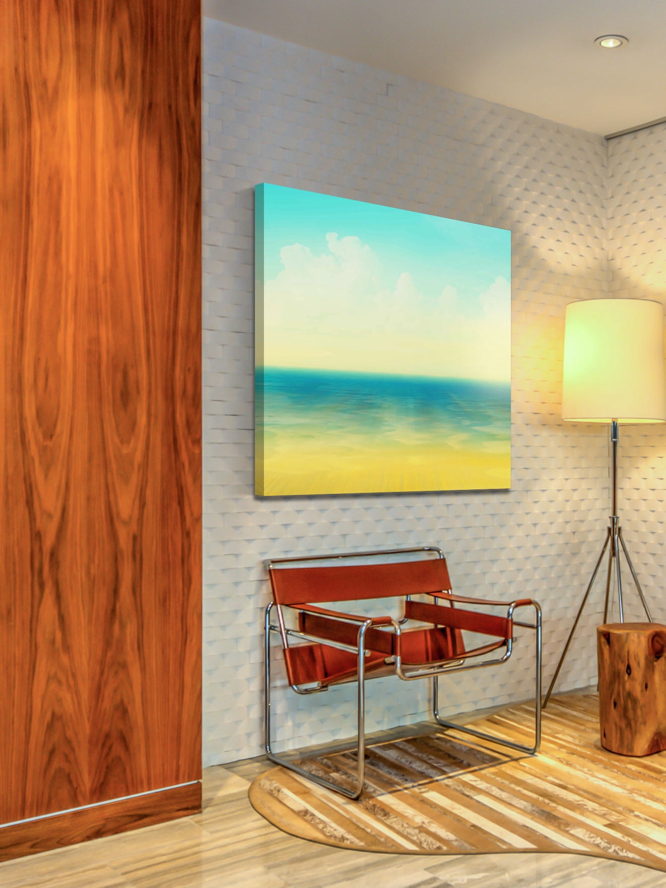 Parvez Taj "In the Horizon" Print on Canvas