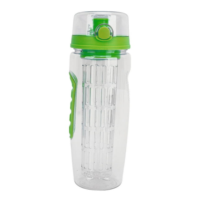 Bouteille d'Eau Infuseur de Fruits, Couvercle Rabattable Bouteilles d'Eau Infusées Bouteille d'Eau Moderne Bouteille d'Infusion d'Eau Étanche Bouteilles d'Eau Réutilisables pour Gym Camping et Voyage