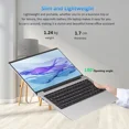 thumbnail image 4 of 14" Laptop Office 2024 Windows 11 pro HD IPS Display Ultra Thin Intel Celeron 6GB RAM 192GB Storage Silver Notebook PC Computer Perfect for Travel home and school Conference, 4 of 6