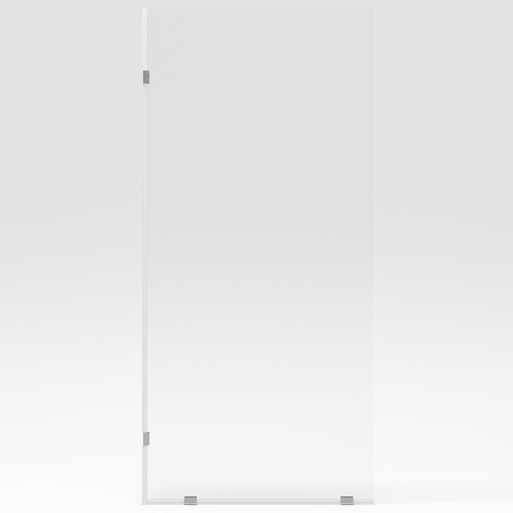 DV-1SD0221S Single Fixed Glass Panel For Shower 32"×78", Thick Frameless Tempered Safety Glass Shower Screen