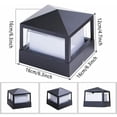 thumbnail image 5 of Lampe de Poteau Lampe Pilier Portail Lampe D'extérieur lumière colonne lampe Villa IP65 étanche Aluminium jardin paysage pelouse porte clôture entrée lumièr, Blanc Chaud Kuyhfg Bienvenido a Kuyhfg, 5 of 5