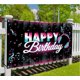 thumbnail image 3 of Banner de cumpleaños Tik Tok Tik Tok 180 x 115 cm - Decoraciones de fiesta Tik Tok para niñas - Decoración de fiesta de cumpleaños Tik Tok Tik Tok para niñas adolescentes en redes sociales musicales, 3 of 4