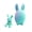 E, variant on Dserhfy 2 Pcs 3D Printed Easter Egg with Bunny Inside Prefilled Easter Bunny Egg for Easter Basket Stuffers Spring Party Decor