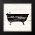 thumbnail image 2 of Schlabach, Sue 15x15 Black Modern Framed Museum Art Print Titled - Shiplap Bath I, 2 of 5