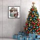 thumbnail image 2 of (K463) Resina Con Forma Especial Gatitos Navideños Con Diamantes Parciales 30*30cm, 2 of 9