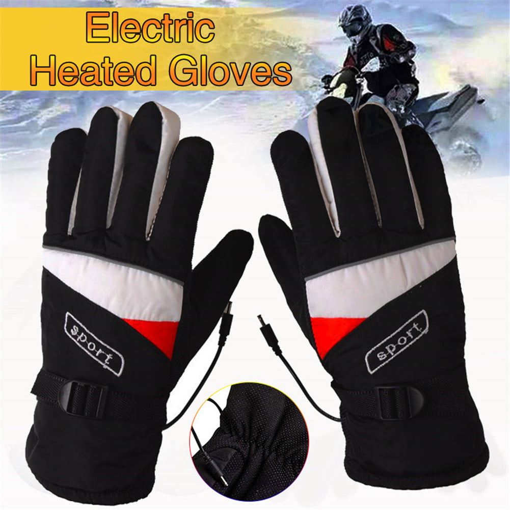 4000mah Battery Included Touchscreen Ski Gloves Water-Resistant Rechargeable Thermal Heated Gloves Hand Warmer for Climbing Hiking Cycling AIPER Heated Gloves for Men and Women