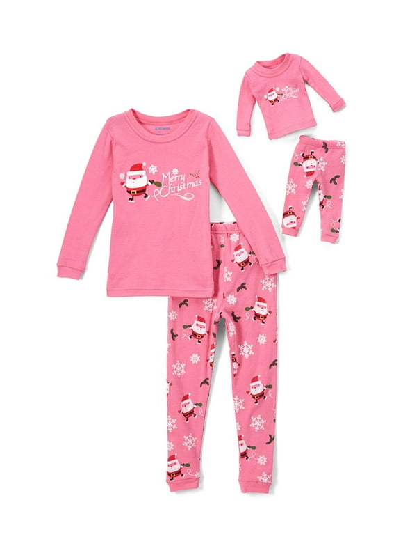 Matching Pajamas for Girl & Doll