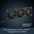 thumbnail image 5 of Arctic ACFAN00307A P12 Pro PST  120 mm PWM Fan w/ Y-Cable Splitter Fluid Dynamic Bearing, 4-Pin -Black- 5 Pack, 5 of 8