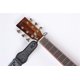thumbnail image 4 of Correa de guitarra bordada vintage MACHAO con extremos de cuero genuino, 4 of 4
