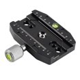 thumbnail image 1 of Clamp for Tripod Aluminum Alloy with 2 Level Lightweight Mount Adapter for  Camera DSLR , 90mm no Base, 1 of 7