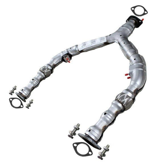 Stainless Steel Exhaust Front Y-Pipe Compatible for 2009-2010 Infiniti M35 3.5L AWD Models Only - Direct Fit