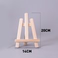 thumbnail image 1 of Mini caballete de madera de escritorio para niños, pequeño caballete plegable para óleo, caballete de mesa, trípode, 1 of 5