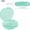 thumbnail image 2 of Retainer Case, ARGOMAX Aligner Case, Braces Box, 1 Piece Orthodontic Box (Cyan)., 2 of 6