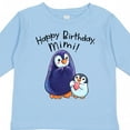 thumbnail image 4 of Inktastic Happy Birthday, Mimi- Cute Penguins Boys or Girls Long Sleeve Toddler T-Shirt, 4 of 5