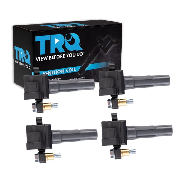 TRQ Ignition Coil Set 4 Piece Fits 10-13 Subaru Forester 11-14 Impreza 10-12 Legacy 15-20 WRX STI