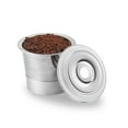 thumbnail image 6 of K Cup Reusable Coffee Pods, Stainless Steel Refillable K Cup, Metal K Cups Coffee Pods for Keurig 1.0 Coffee Maker, K Cup Filters, Eco-Friendly, BPA-Free, Silver With Spoon, 6 of 6