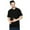 Black, variant on Turtle Bay New York Men's Short Sleeve Pique Polo Shirt in Cotton Blend with Front Pocket