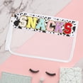 thumbnail image 4 of Bolso de almacenamiento de playa con letras Chenille, neceser transparente portátil, bolso de mano pequeño Likrtyny Cuidado Belleza, 4 of 8