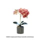 thumbnail image 2 of Inteprter Bonsái de orquídeas artificiales Phalaenopsis en maceta para el hogar, jardín, de planta falsa realista para decoración de bodas al Decoración Rosa Inteprter HA084197-03, 2 of 6