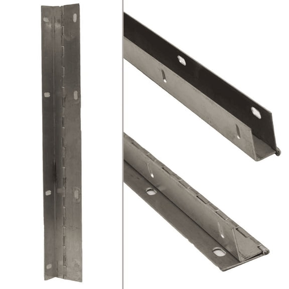 Boat Piano Hinge | 21 x 3 x 1 3/8 Inch 12 Gauge Aluminum
