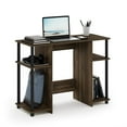 thumbnail image 6 of Furinno 15112 JAYA Compact Computer Study Desk, Columbia Walnut/Black, 6 of 6