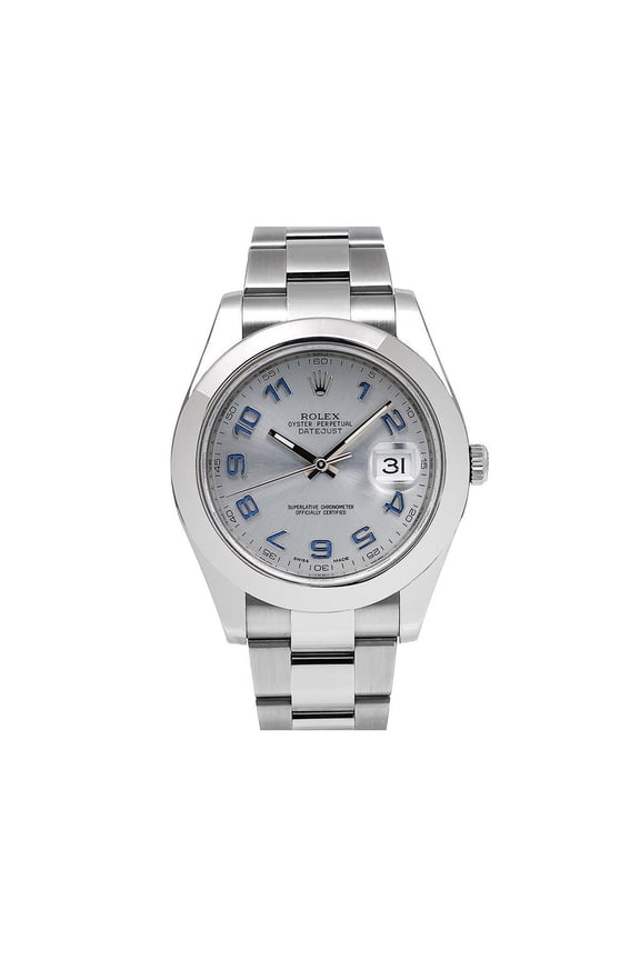 Pre-Owned Rolex Datejust II 116300 41MM Grey Dial With Stainless Steel Oyster Bracelet