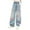 Girls Casual Pants-B-1125-Pink, variant on NIEWTR Flare Jeans for Girls Size 14-16 Active Basic Cargo Jogpants Trendy Jogger Trousers Drawstring Cargo Jogger Pants Teen Girl ClothesBaggy Denim Cargo Casual Jeans,16-17 Years