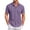 Purple #39, variant on Men's Vacation Shirts Short Sleeve Solid Color Buttons Shirt Regular Fit Summer Casual Dress Shirts, 3XL