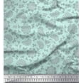 thumbnail image 1 of Soimoi Crepe Silk Fabric Flower Artistic Printed Fabric 1 Yard 42 Inch Wide, 1 of 3