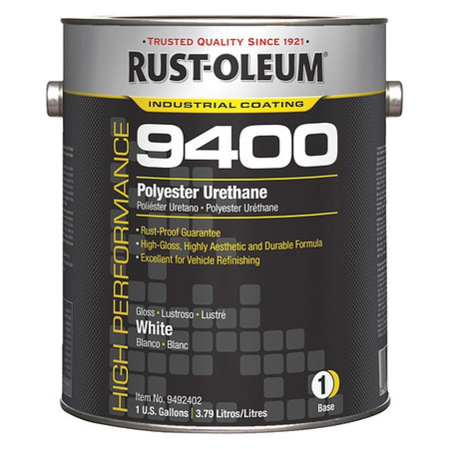 RUSTOLEUM 9492402 9400 Polyester Urethane,White,1 gal.
