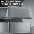 thumbnail image 5 of Extra Large Stainless Steel Litter Box for Big Cats Litter Pan with High Sides | Anti-Urine Leakage, Non-Stick & Odor Resistant | Easy Cleaning Pet Toilet Supplies with Scoop Included, 5 of 6