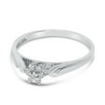 thumbnail image 3 of 10K White Gold Diamond Cluster Ring, 3 of 6