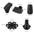 thumbnail image 2 of Uxcell Trekking Pole Tips Accessories Set Hiking Stick Tip Protectors Replacement, 8 Pack, 2 of 6