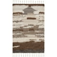 thumbnail image 5 of SAFAVIEH Kenya Bijar Iris Braided Abstract Fringe Area Rug, Grey/Brown, 6' x 9', 5 of 7