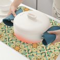 thumbnail image 3 of Microfiber Absorbent Dish Drying Mat For Kitchen Counter 18x24 Inch,Printed Mandala, 3 of 8
