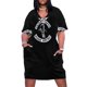 thumbnail image 2 of Vestido de bolsillo suelto Nazgul Riders, vestidos largos de noche, vestidos de verano para mujer coreana, 2 of 7
