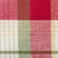 thumbnail image 5 of Contemporary Home Living Orchard Plaid Cotton Table Runner - 108" - Cream and Red, 5 of 8