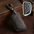 thumbnail image 1 of Car Key Fob Cover Case Protector For Cadillac CT5 CT4 Car Key Fob Cover Leather Retro Style Case Shell, 1 of 14