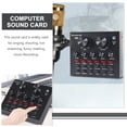 thumbnail image 1 of HEANUJJ 1 Ensemble de Mixeur Audio pour Karaoké avec Réduction de Bruit et Réglage du Volume en 12.5x10.5cm, 1 of 8