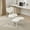 Ivory, variant on Demi Bonn Meditation Chair Plus, Cross Legged Chair with Wheels, ADHD Chair, Lumbar Support, Adjustable Stool, Flexible for Fidgety Sitters, Black PU