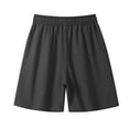 thumbnail image 7 of Yaoyar Wide Leg Linen Shorts for Men Elastic High Waisted Pleated Loose Casual Comfy Shorts, 7 of 7