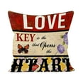 thumbnail image 2 of Funda De Almohada De Lino Para Verano Con Letras Impresas Digitalmente, Pequeña Y Fresca, Funda De Almohada Decorativa Para El Hogar, 2 of 5