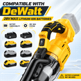 thumbnail image 3 of Cordless Vacuum Cleaner for Dewalt 20V Battery, 5-in-1 Handheld Vacuum Cleaner with LED Light and 500W Motor, Portable Vacuum for Car Floor Carpet, 3 of 14